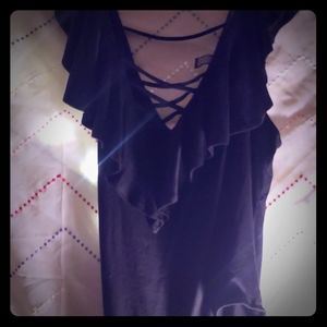 Sexy ruffled bodysuit